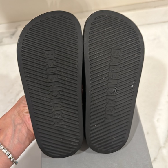 Balenciaga KIDS - POOL SLIDE SANDAL IN BLACK